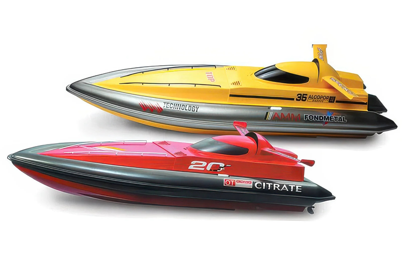 Fierce super large size remote controlled racing speedboat 80cm image number null