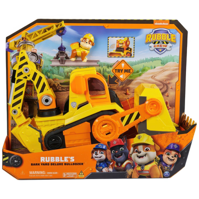 Rubble & crew rubble's barn yard deluxe bulldozer