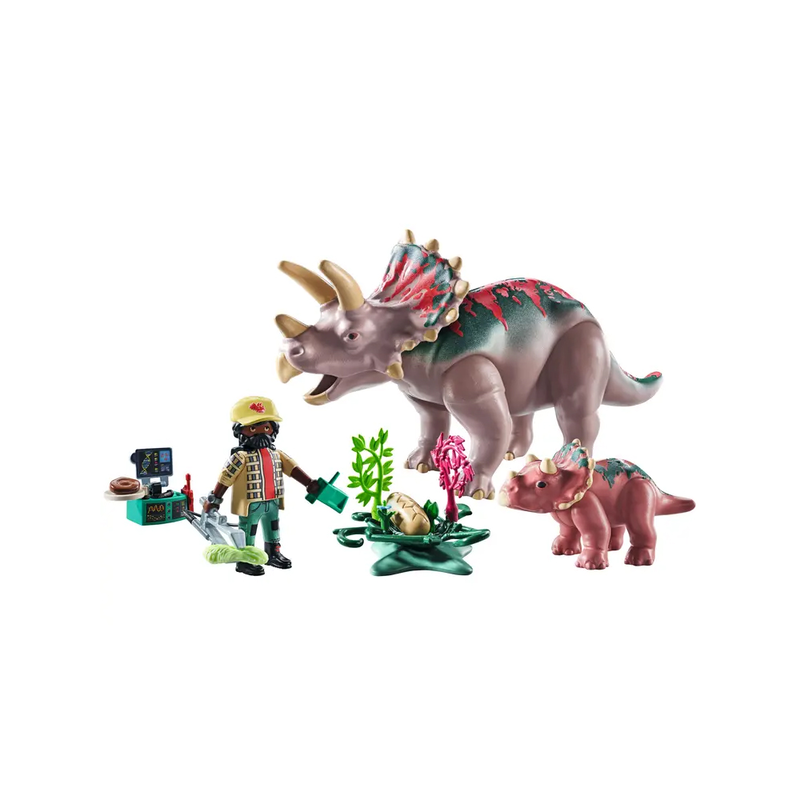 Playmobil triceratops family, , medium-null
