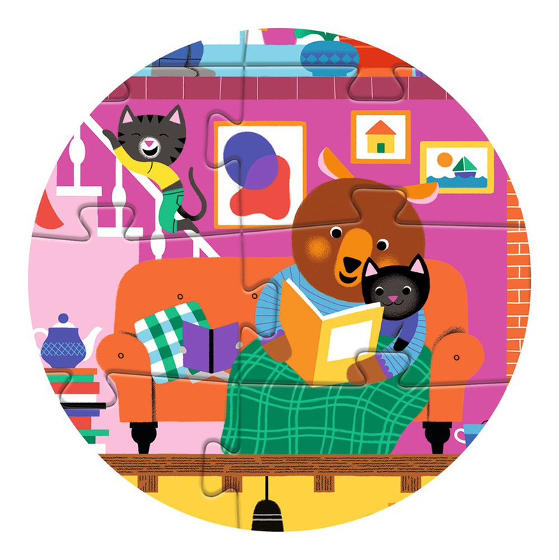 Giant puzzle - friends house, , medium-null