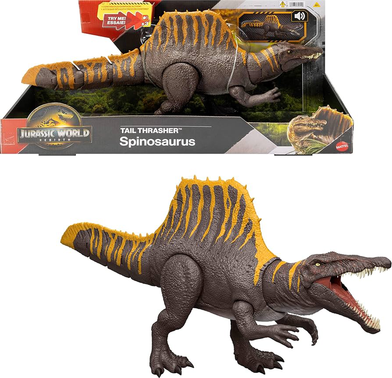 Product image: Jurassic world rb tail thrasher spinosaurus jgb56 4y+, , medium-null
