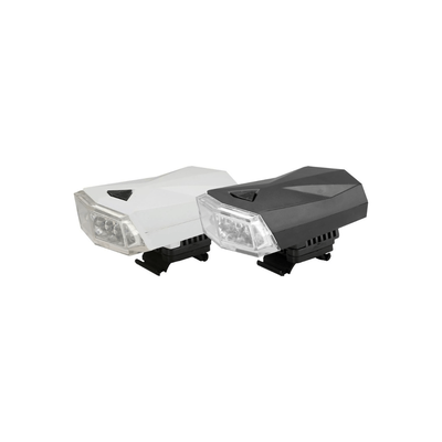 Universal four white led bike front light - silver, , medium
