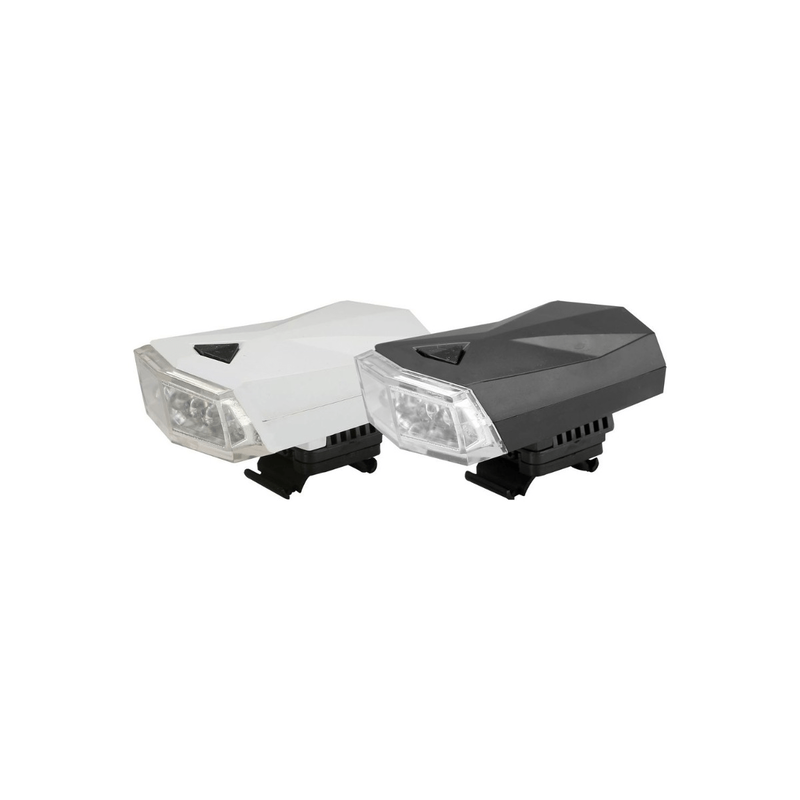 Universal four white led bike front light - silver, , medium-null