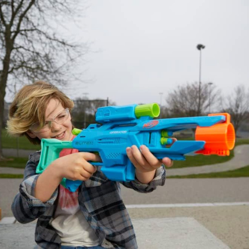 Nerf elite 2.0 εκτοξευτής σετ μάχης τριπλή δύναμη με 3 εκτοξευτές & 20 βέλη για απόλυτη δράση!, , medium-null