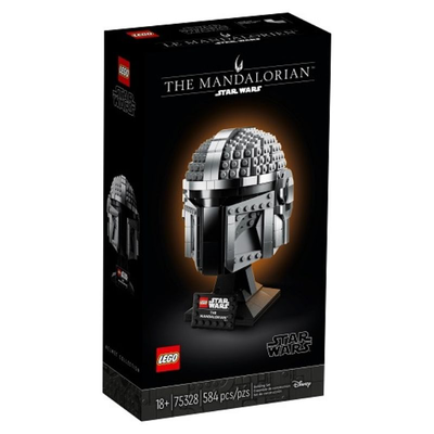 Lego star wars the mandalorian helmet 75328 for ages 18+ 584pcs, , medium