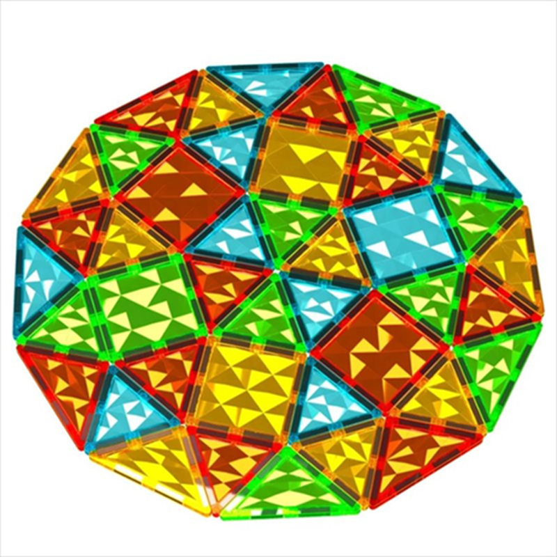 Geomag magnetic tiles gems για ηλικίες 3+ 100τμχ, , medium-null