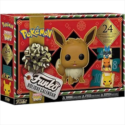 Funko pocket pop! Advent calendar: pokemon - 24 days holiday calendar, , medium
