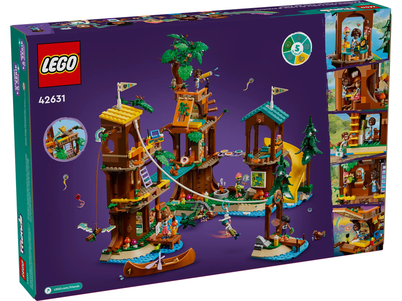 Lego 42631 friends adventure camp tree house playset, , medium-null