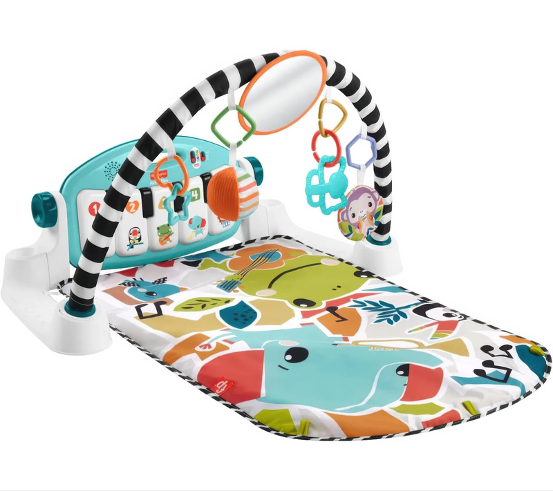 Fisher-price baby activity mat glow and grow kick & play piano gym, , medium-null