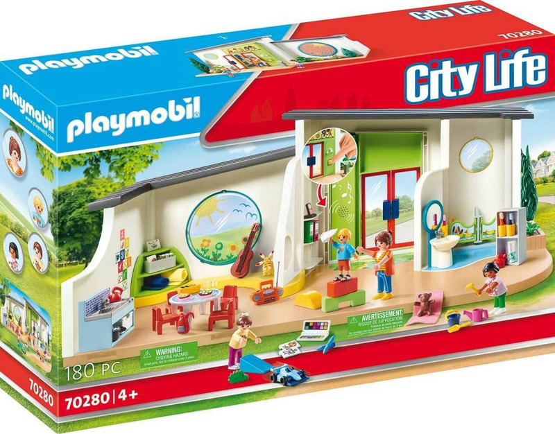 Playmobil 70280 city life pre-school rainbow daycare, , medium image number null