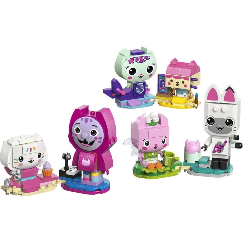 Lego 11215 gabbys dollhouse - gabbys brick-built cat friends, , medium-null