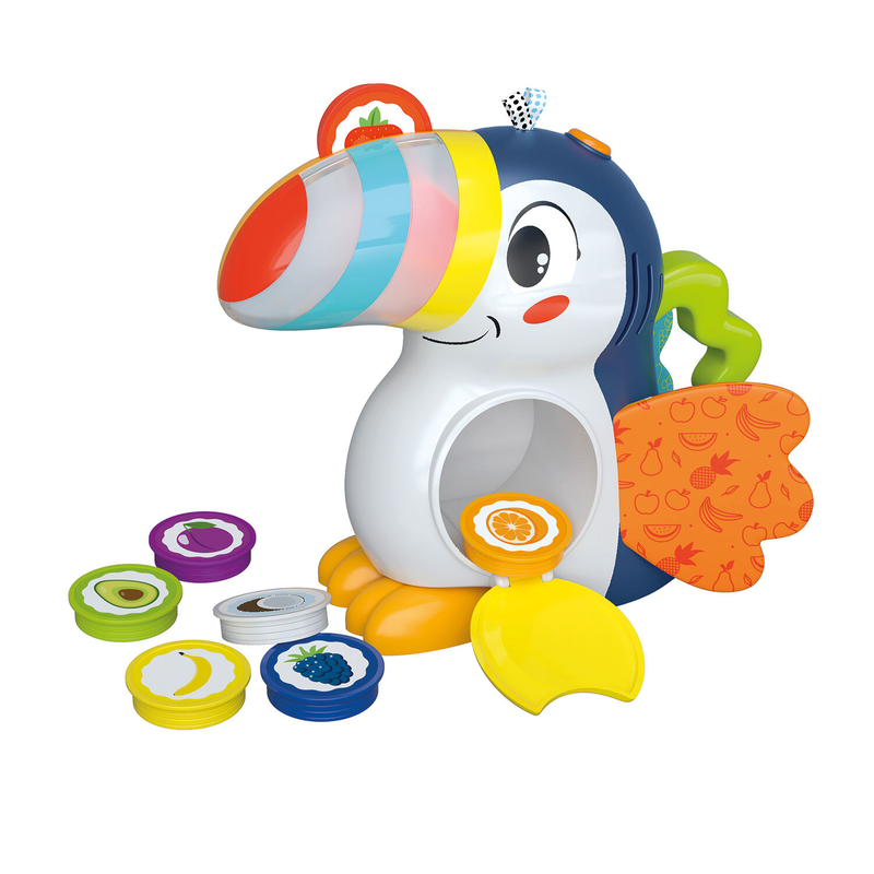 As baby clementoni educational baby toddler toy toucan & friends - in greek - for 12+ months 63433, , medium-null