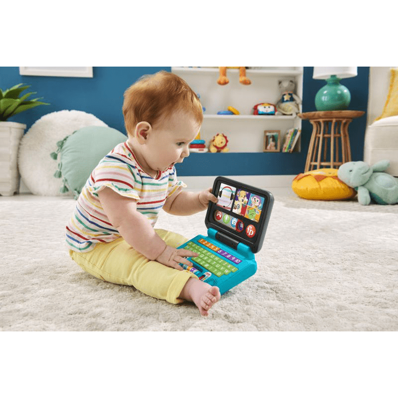Fisher price laugh &amp; learn &epsilon;&kappa;&pi;&alpha;&iota;&delta;&epsilon;&upsilon;&tau;&iota;&kappa;ό laptop (hgx01), , medium-null