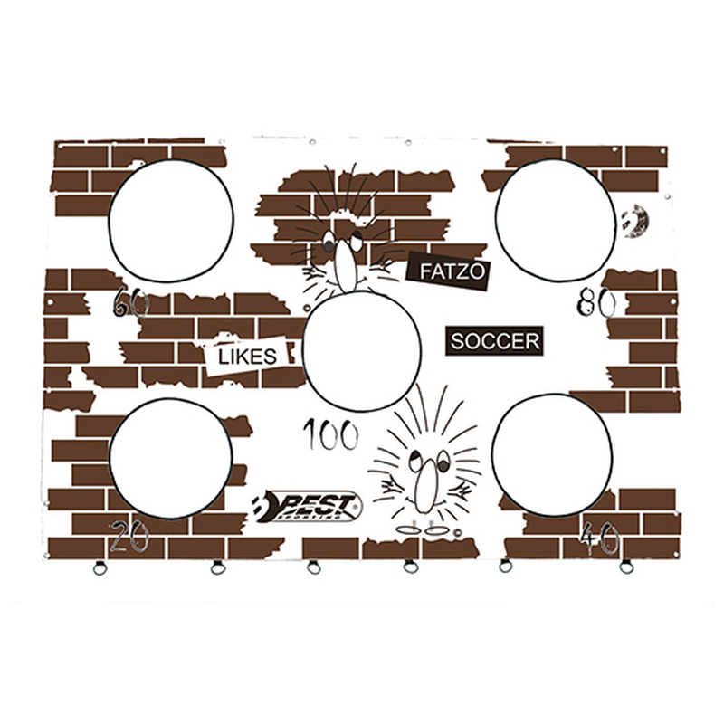 Goal wall with shot holes 11078, , medium-null