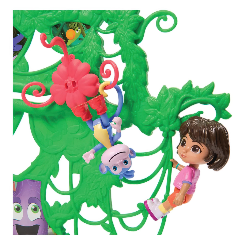 Nickelodeon dora explore & play rainforest casita playset, , medium-null