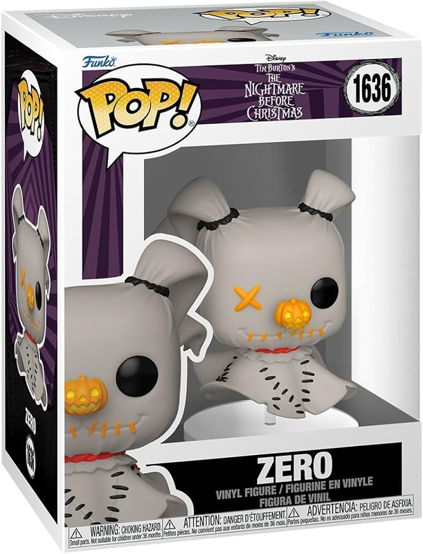 Pop funko! Disney: nightmare before christmas zero figure, , medium-null