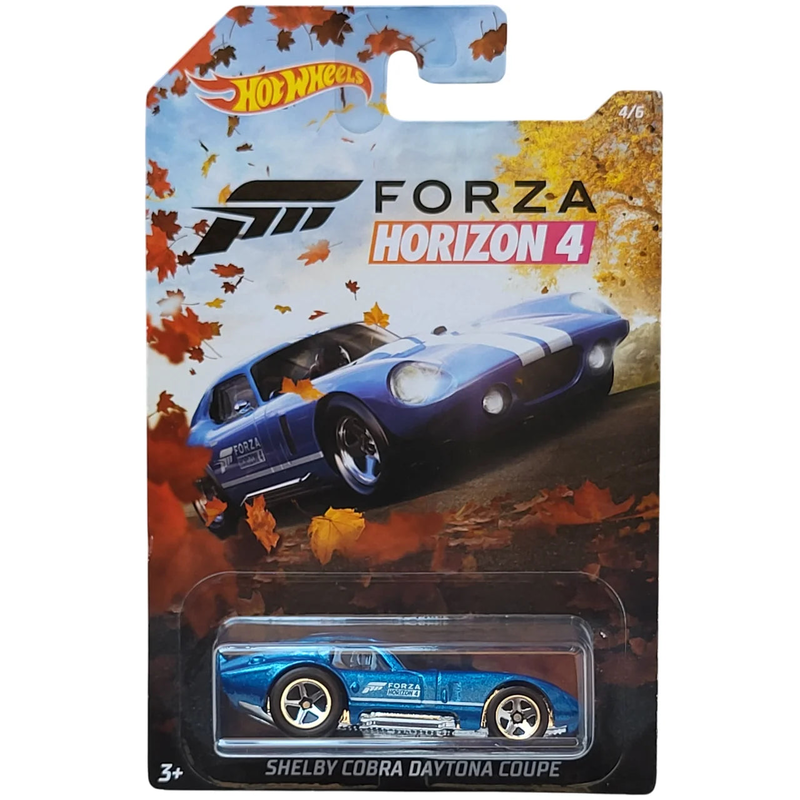 [auction] hot wheels 1:64 shelby cobra daytona coupe &ndash; forza horizon 4 series 4/6 die-cast model, , medium-null