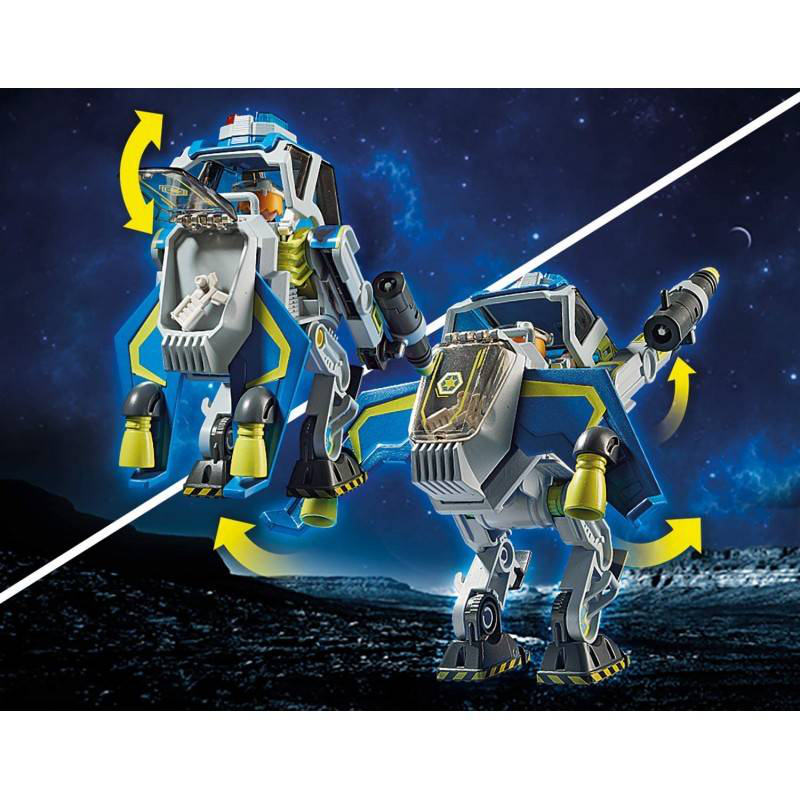 Playmobil 70021 galaxy police robot with gripper arm and weapon, , medium image number null