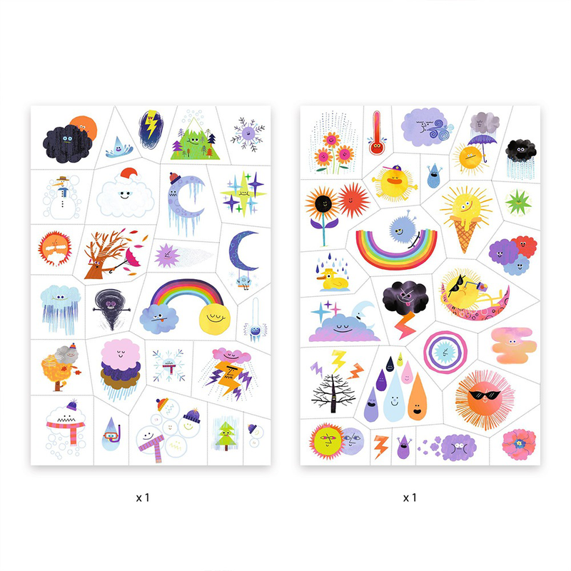 Djeco weather emojis, , medium-null