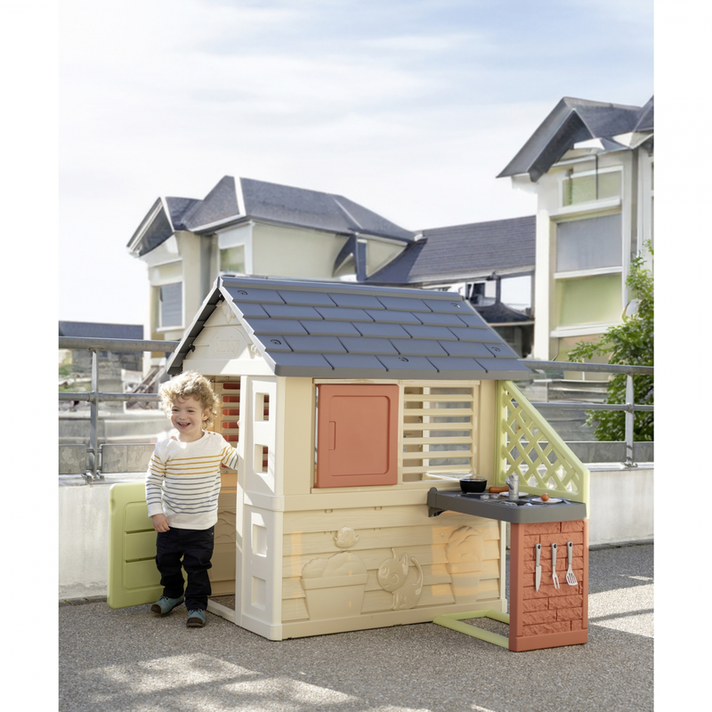 Smoby life nature playhouse + kitchen, , medium-null