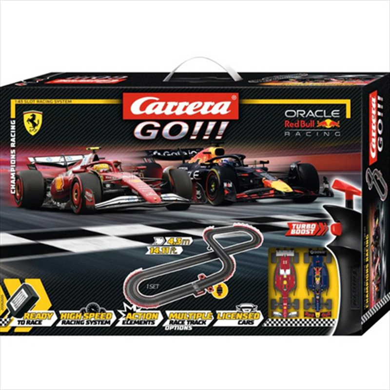 Carrera go!!! Ferrari  rebull formula 1 - champions racing set 20062603, , medium-null