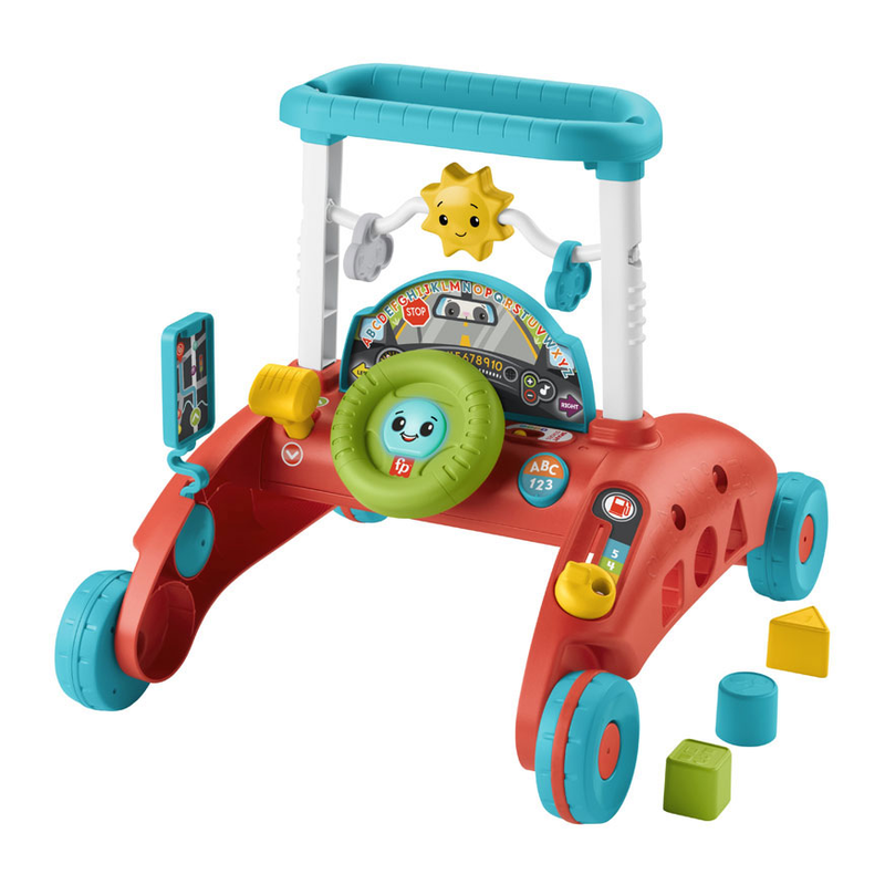 Fisher price educational 2-sided steady speed walker 6-36m, , medium-null