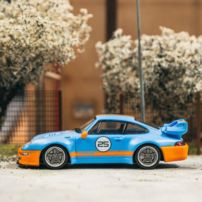 Tarmac 1/64 porsche 993 *remastered by gunther werks*,blue orange, , medium image number null