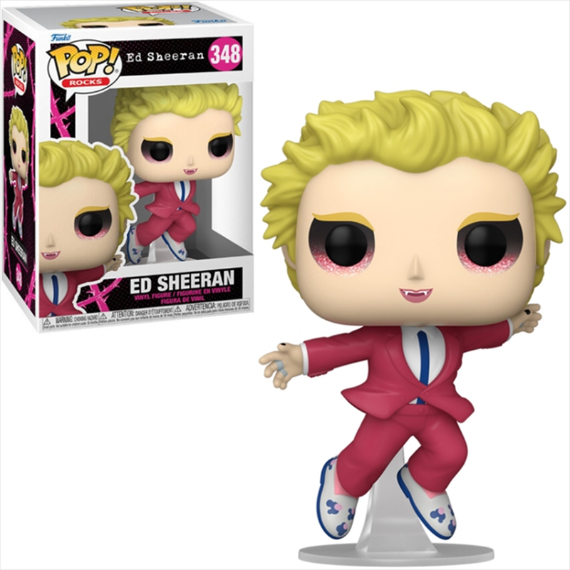 Funko pop! Rocks: ed sheeran #348 vinyl figure, , medium-null