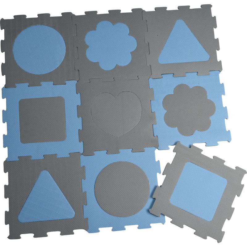 Product image: Eva groundmat puzzle 9pcs - assorted colors, , medium-null