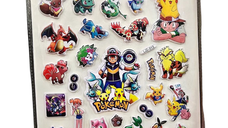 Pok&eacute;mon stickers &ndash; pikachu, ash & friends, , medium-null