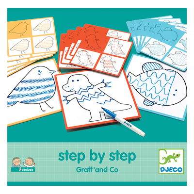 Djeco educational games - eduludo step by step graff' and co, , medium