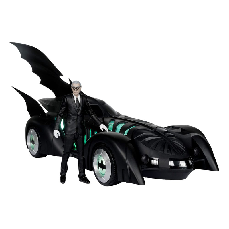 Product image: Batman forever dc multiverse action figure with vehicle alfred pennyworth & batmobile (gold label) 79 cm, , medium-null