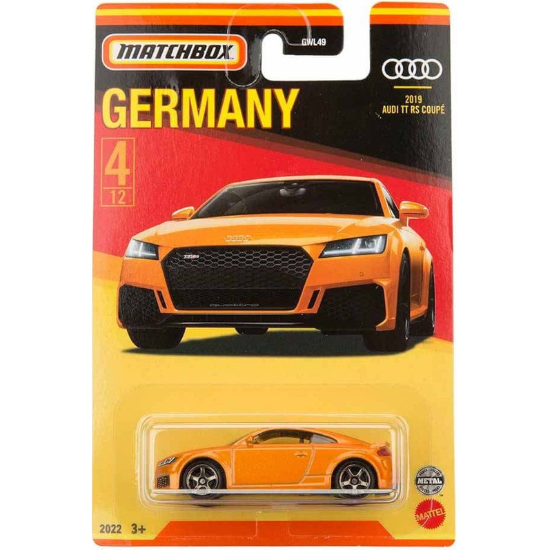 Matchbox | stars of germany | 2019 audi tt rs coupe | 4/12 | gwl49 979c, , medium-null
