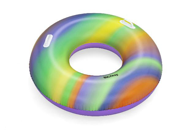 119cm swim ring rainbow, , medium-null