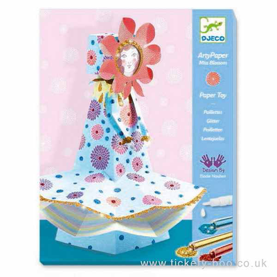 Design for older children - arty paper miss blossom, , medium