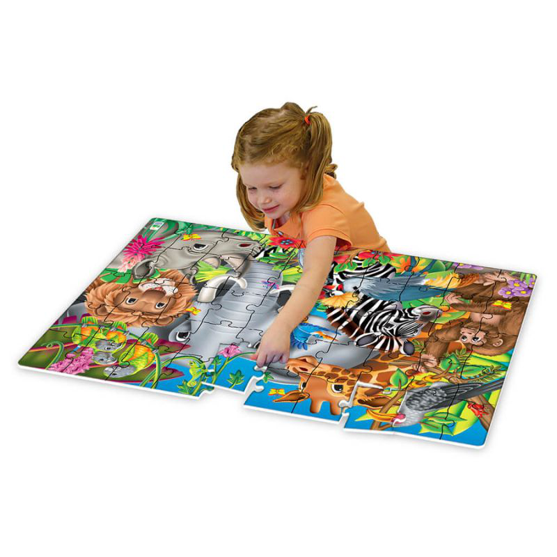 Jumbo floor puzzle - animals of the world j017364, , medium-null