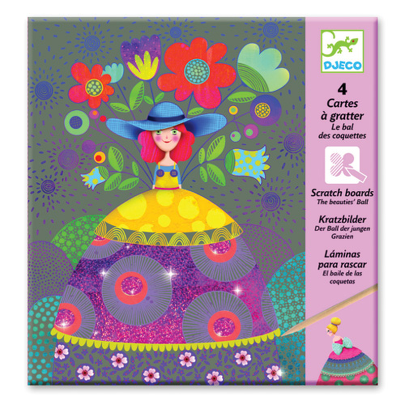 Design small gift - scratch cards the beauties' ball, , medium-null
