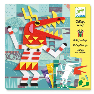 Djeco for older children - collages monster gallery