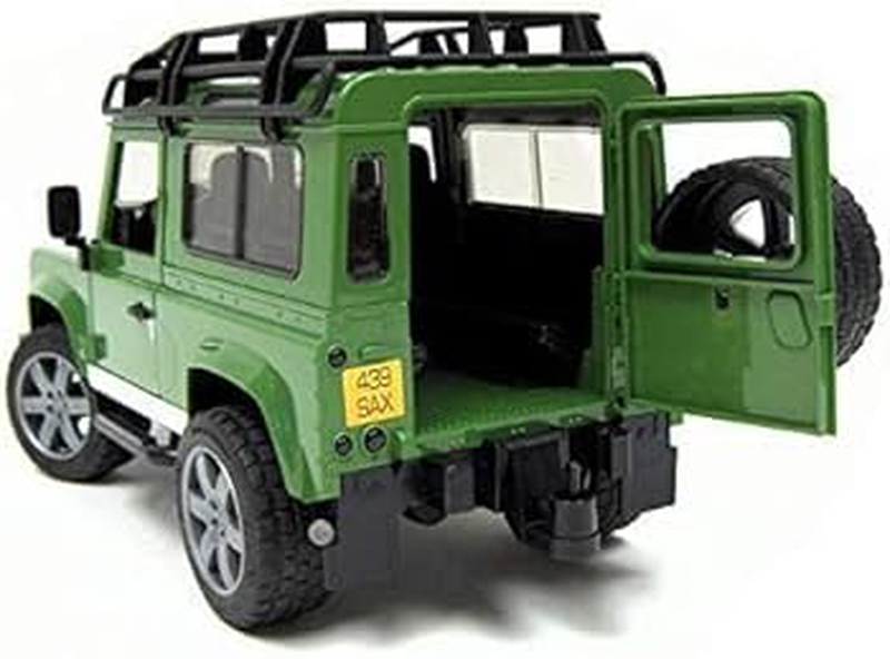 Bruder 02592 landrover def.str.wagon with horse 4y+, , medium-null