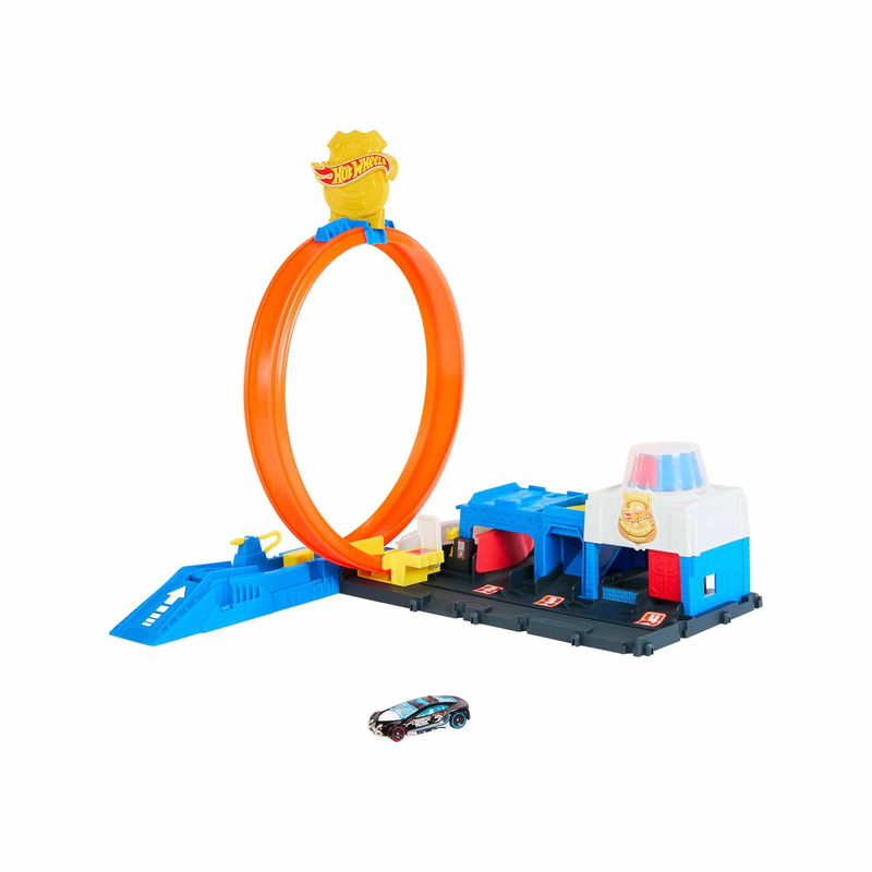 Hot wheels city super police station playset, , medium-null