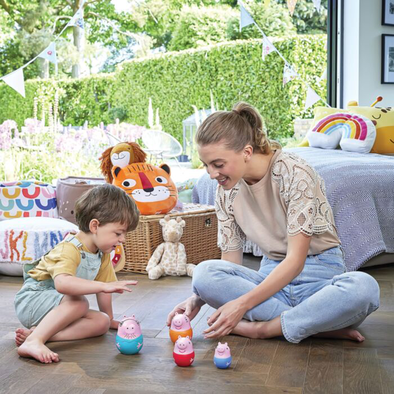 Tomy toomies peppa pig - peppa's nesting family, , medium-null