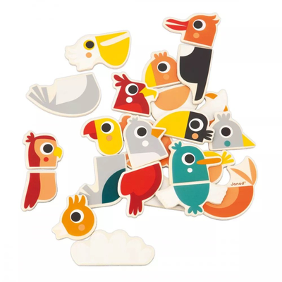 Magnets mix and match birds 24, , medium