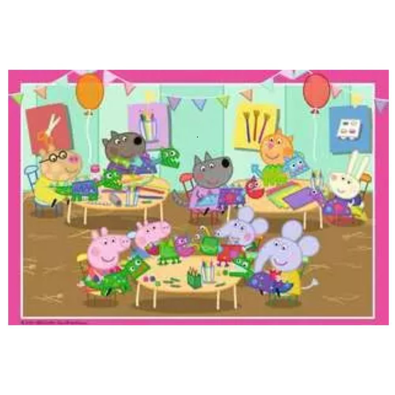 Ravensburger peppa pig, &gamma;&iota;&omicron;&rho;&tau;&iota;&nu;ό &pi;&alpha;&zeta;&lambda; 2&times;12 &tau;&epsilon;&mu;&alpha;&chi;ί&omega;&nu; &gamma;&iota;&alpha; &mu;&iota;&kappa;&rho;ά &pi;&alpha;&iota;&delta;&iota;ά, , medium-null
