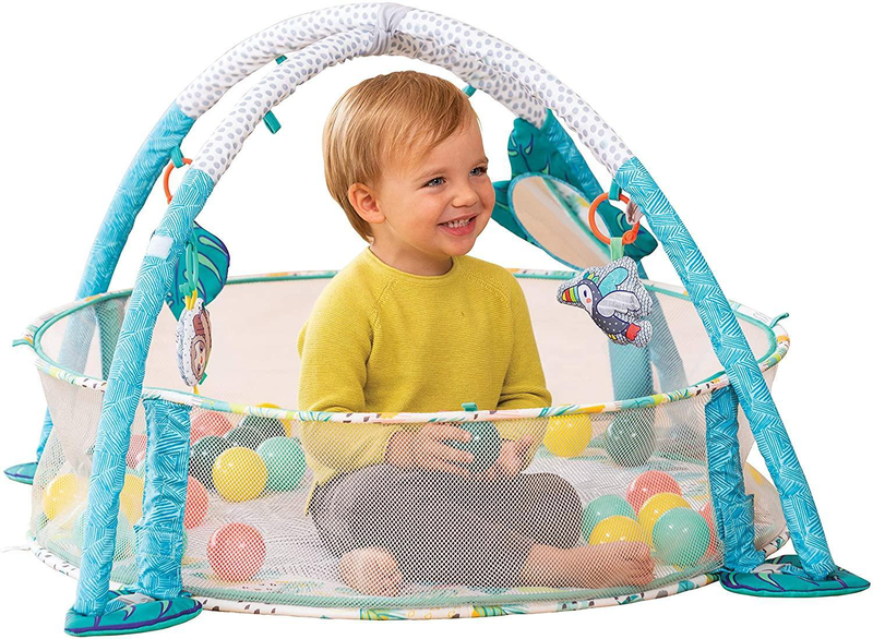 Infantino jumbo activity gym & ball pit transformable 3 in 1 playmat, , medium-null
