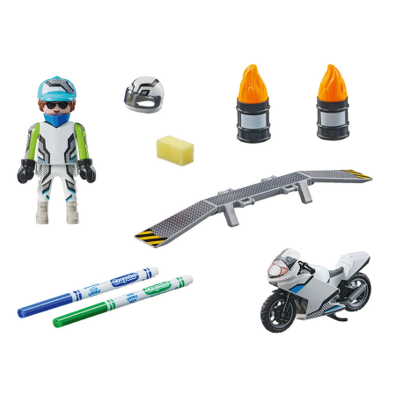 Playmobil color - motorbike 5y+ (71377), , medium-null