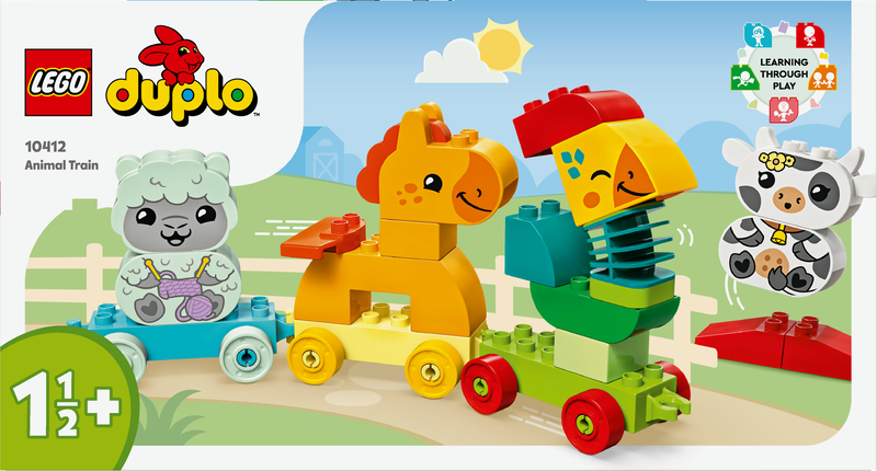 Lego duplo animal train 10412 &gamma;&iota;&alpha; &eta;&lambda;&iota;&kappa;ί&epsilon;&sigmaf; 18&mu;+ 19&tau;&mu;&chi;, , medium-null