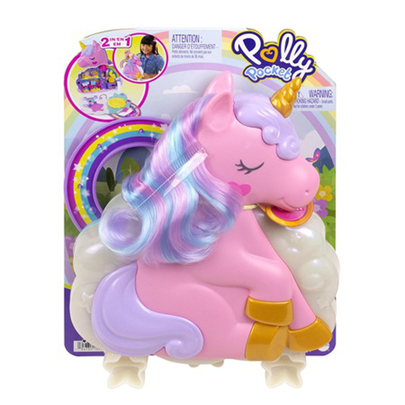 Polly pocket rainbow unicorn salon (hkv51 ) 4y+, , medium-null