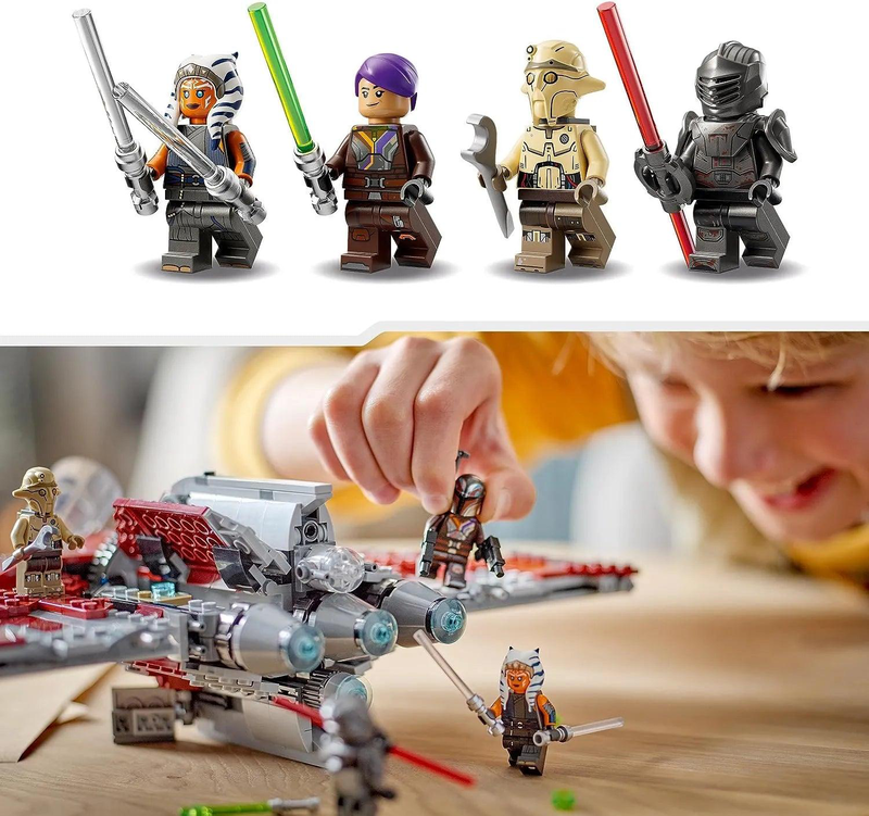 Lego star wars 75362 star wars ahsoka tano's t-6 jedi shuttle, , medium image number null