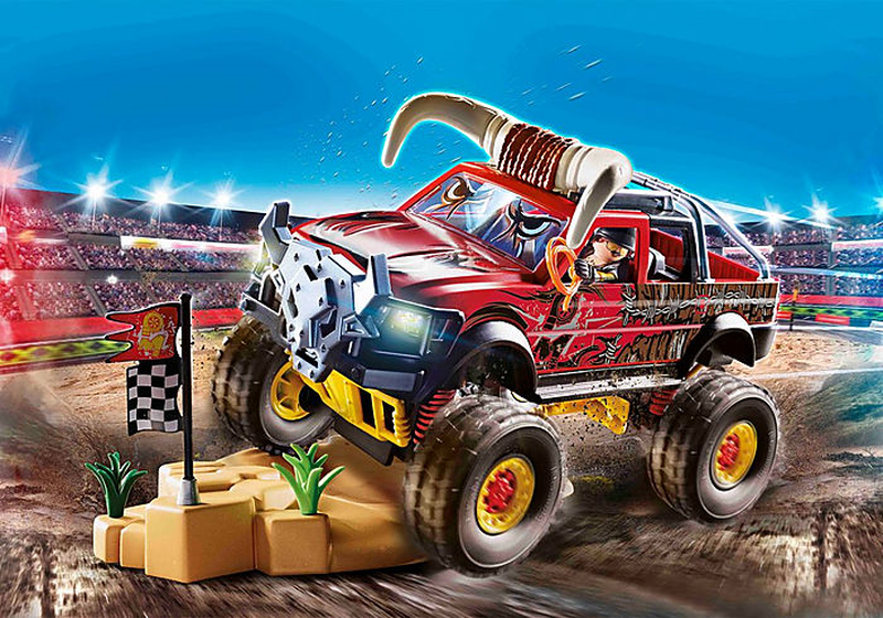 Playmobil stunt show bull monster truck, , medium-null