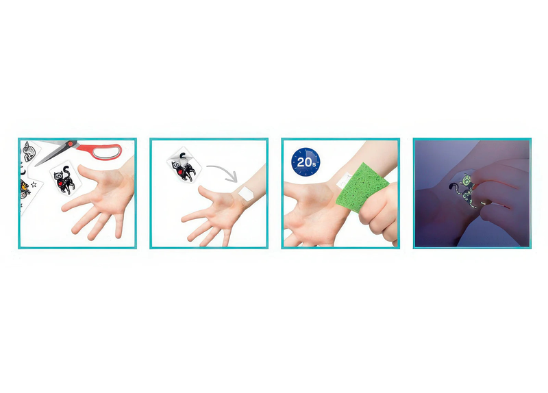 Product image: Be teens glow-in-the-dark temporary tattoos - set of 75, , medium-null